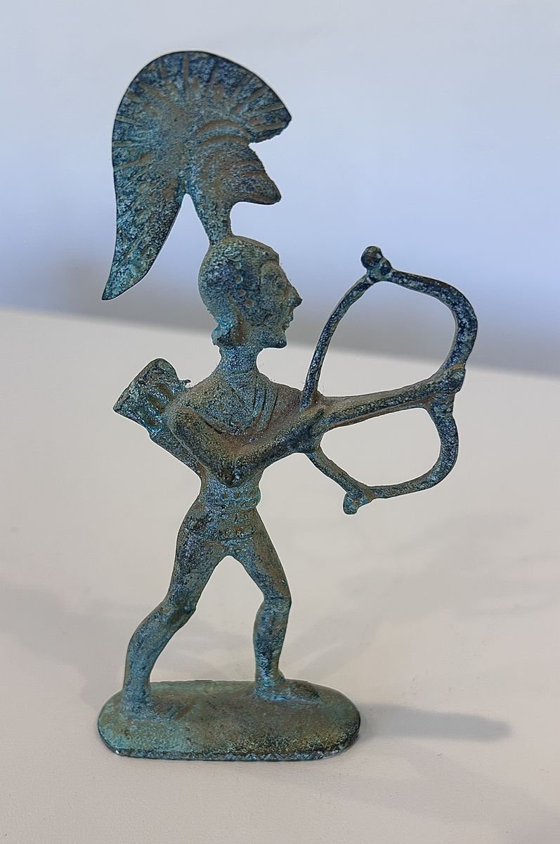 Italian Bronze depicting an Etruscan warrior