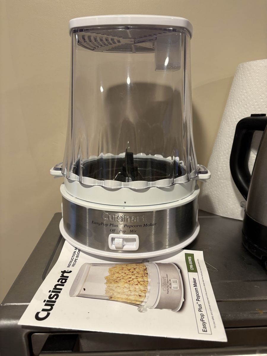 Cuisinart EasyPop Plus Popcorn Maker Stainless Steel CPM-950WS
