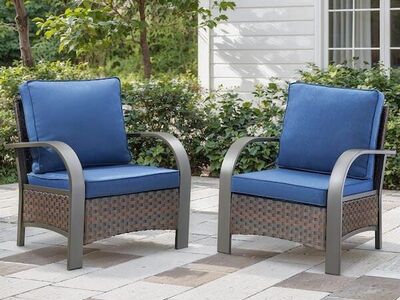 Twilight Zone Brown Wicker Patio Club Chair Outdoo