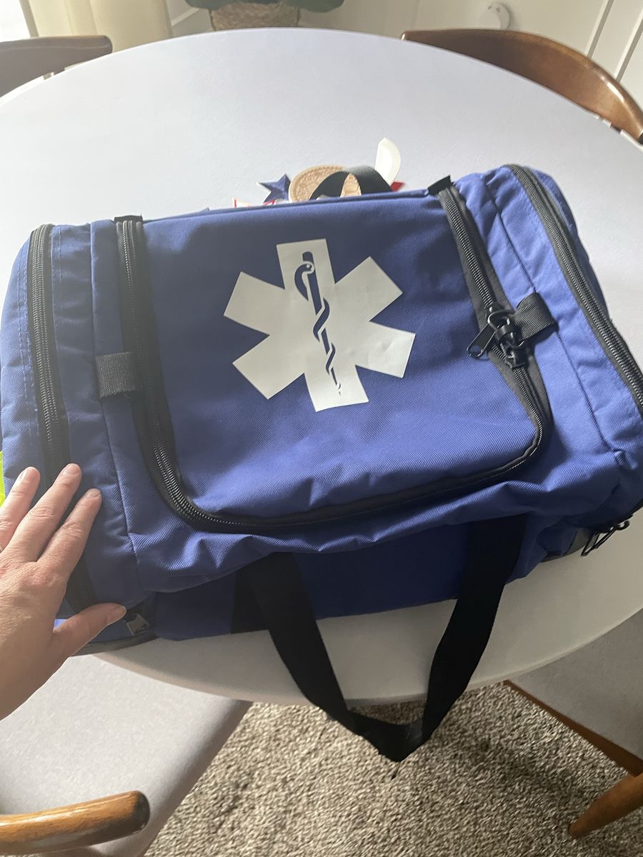 PrimaCare Blue Medical Trauma Bag First Aid Emergency Duffel