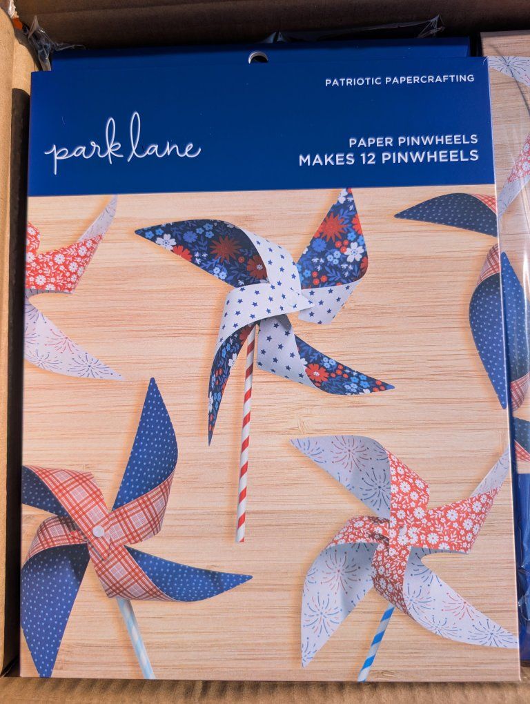 Patriotic Pinwheel Kits (Each Kit makes 12 Pinwheels)