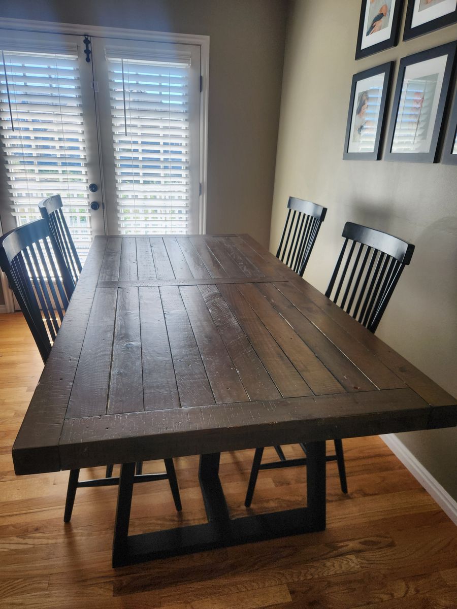 Farmhouse wooden table