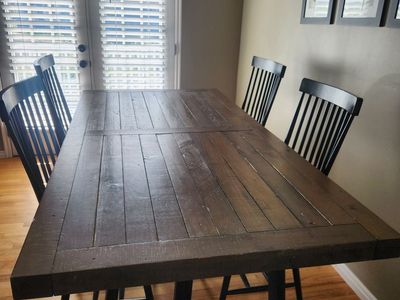 Farmhouse wooden table