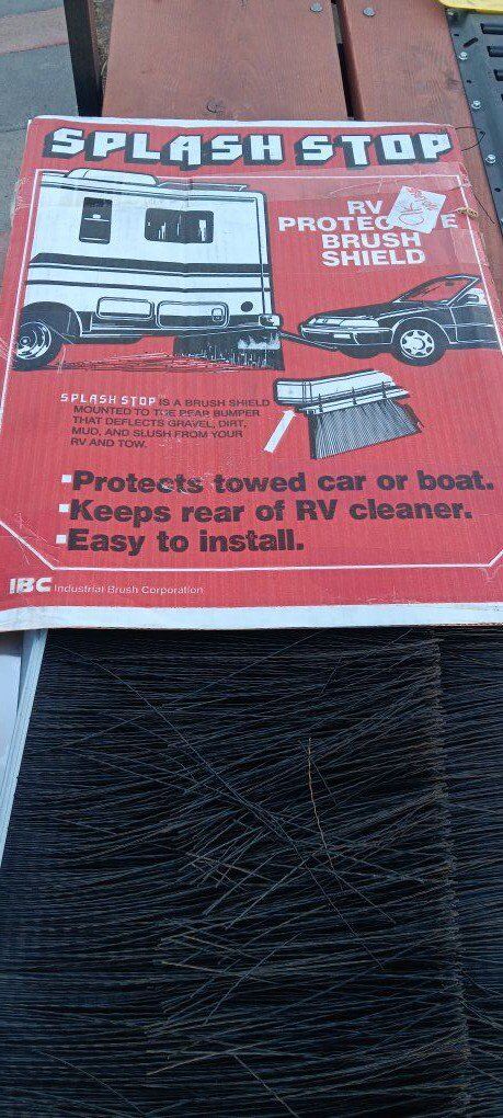 Splash Stop Protective Brush for RV