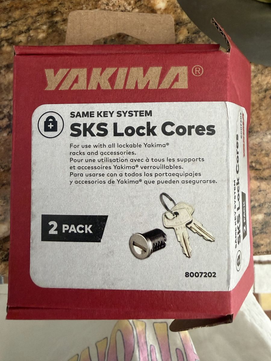 Yakima SKS Lock Cores 2-Pack (8007202) - Same Key System