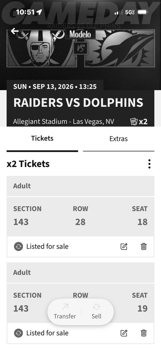Raiders vs Dolphins
