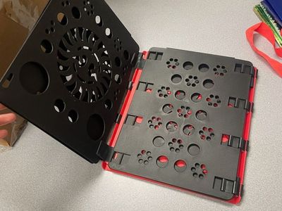 Black & Red Folding Laundry Shirt Folder Board