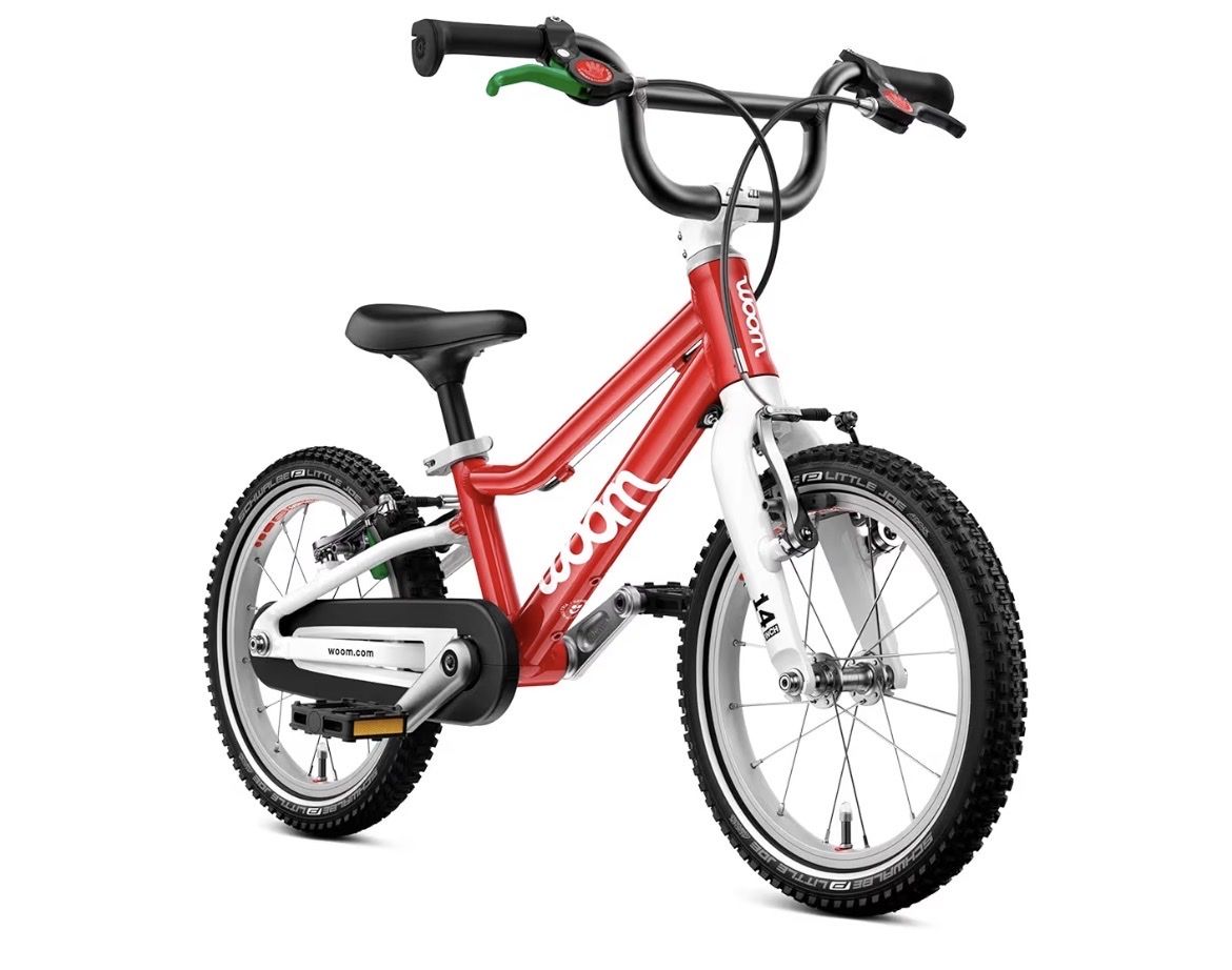 Woom 2 14” kids bike Red Great Condition