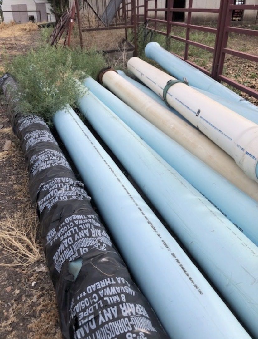 10 inch C-900 DR 18 PVC Waterline