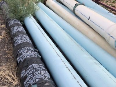 10 inch C-900 DR 18 PVC Waterline