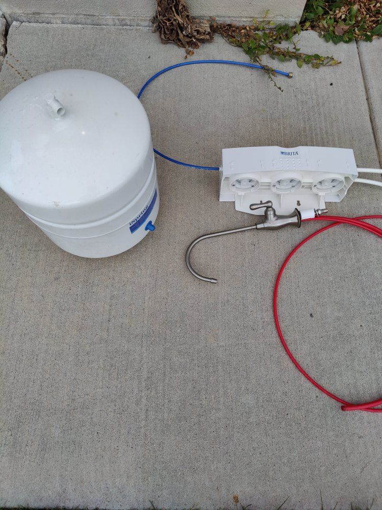 BRITA Under Sink Reverse Osmosis Water Filter System - Tank, Faucet, and Hoses Included