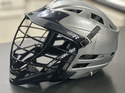 Cascade CPX-R Lacrosse Helmet - Grey/Black - Adjustable Fit, Excellent Condition
