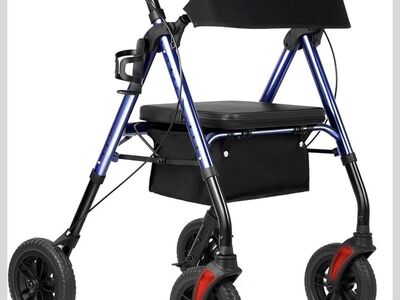 Rollator Walker/ Ambliss/ Blue/ New In Box