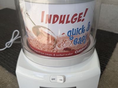 Cuisinart ICE-21 Indulge! 1.5qt Automatic Frozen Yogurt Ice Cream & Sorbet Maker White