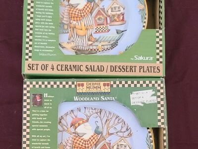 Woodland Santa Plate & Mug Set | Debbie Mumm
