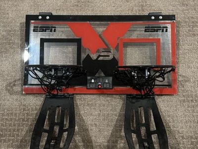 Over-the-Door Mini Basketball Hoop with Electronic Scoreboard