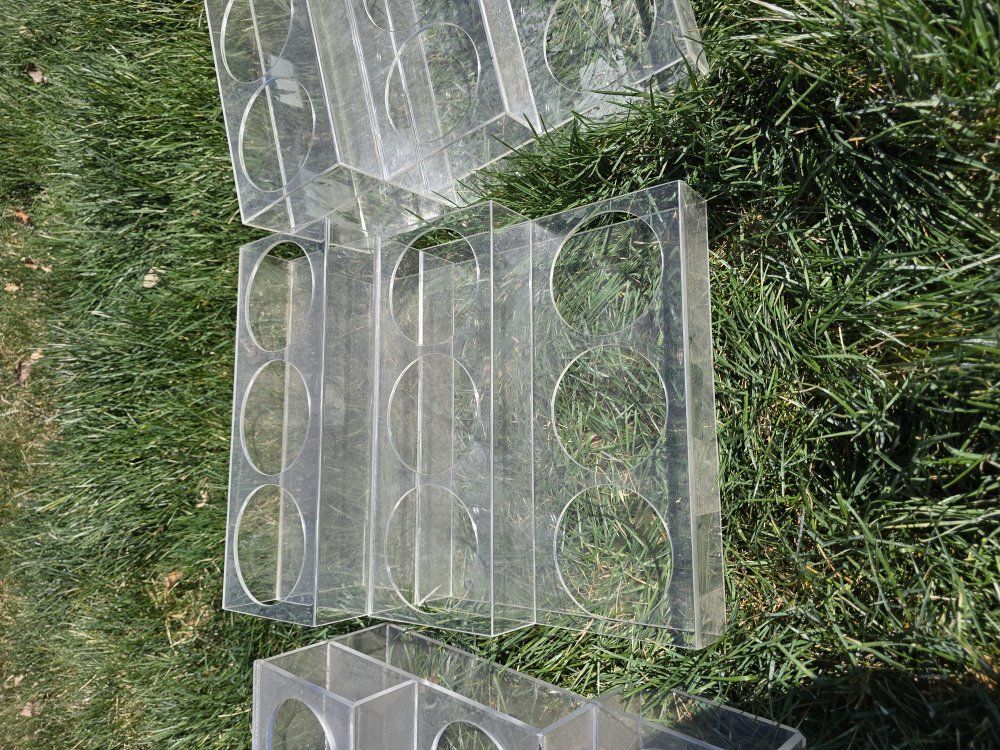 Clear Bottle Racks