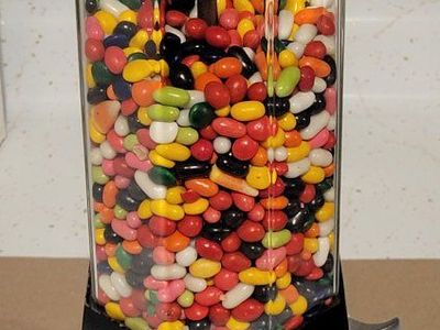 Vintage Northwestern 33 Peanut/Candy Vending Machine - Octagonal Glass & Cast Iron