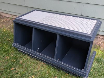 Lego Building Board and Storage