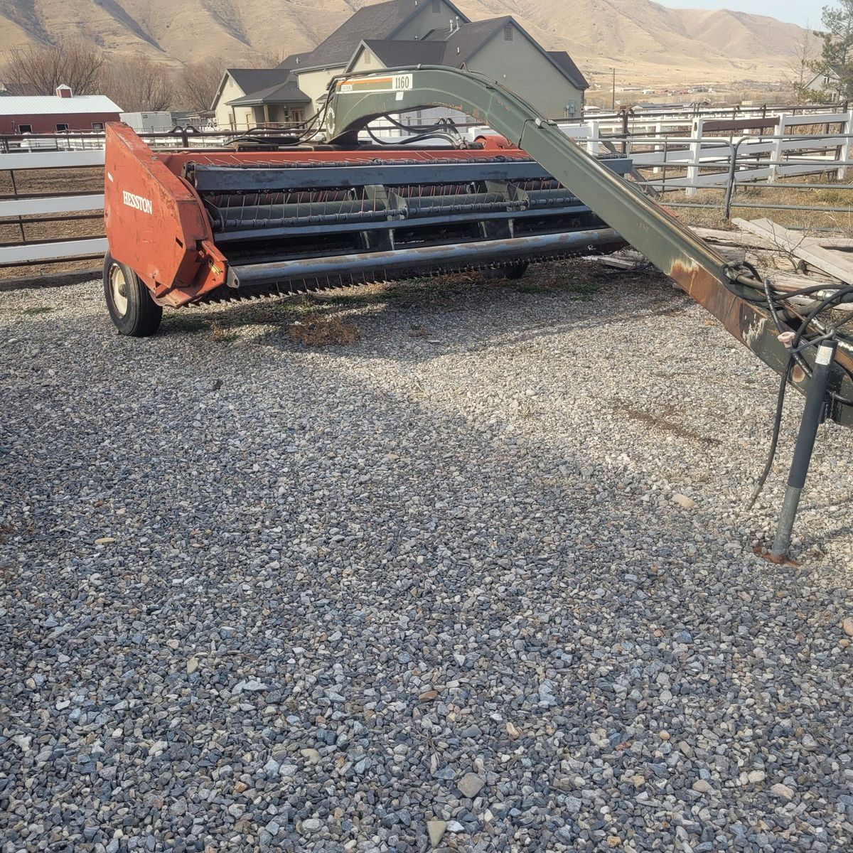 Hesston 1160 swather