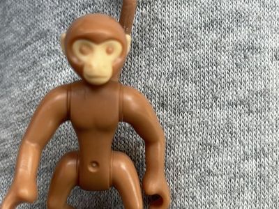 Playmobil Miniature Monkey Chimpanzee Long tail wild animal - CA