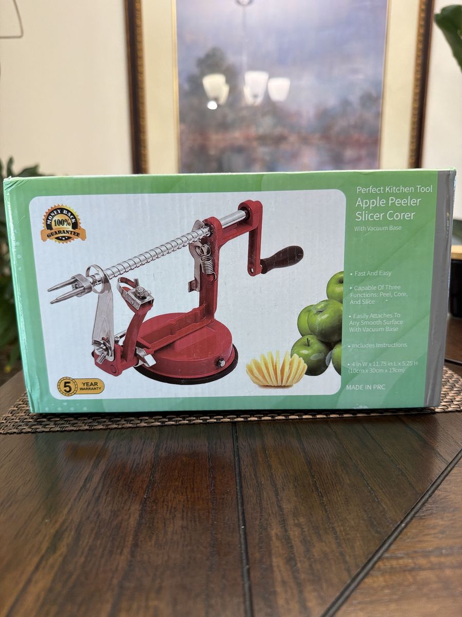 New in unopened box, Apple Peeler Slicer Corer with Vacuum Base - Kitchen Tool