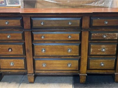 Large Solid Wood Dresser 12 Drawers
