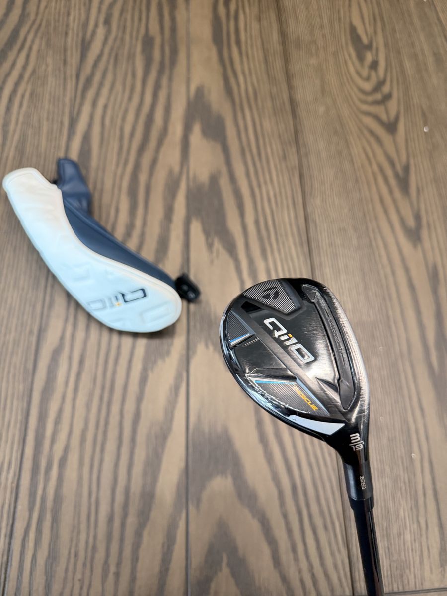 TaylorMade Qi10 Max Rescue Hybrid Golf Club with Headcover