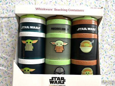 Baby Yoda Whiskware Snacking Containers NEW