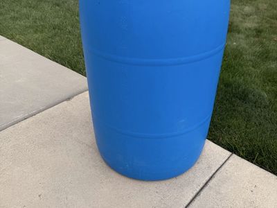 55 Gallon Industrial Blue Drum – Great for RV Wate