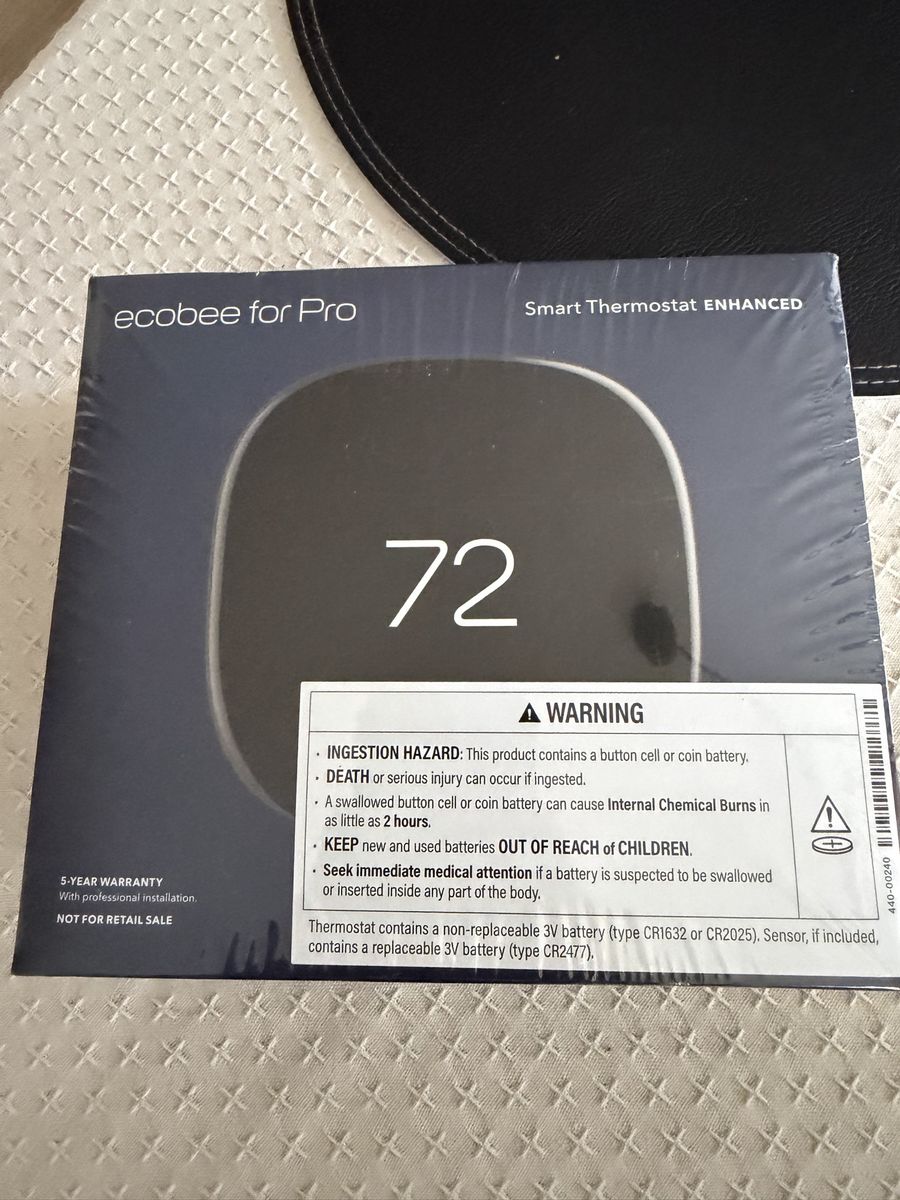 ecobee for Pro Smart Thermostat Enhanced - New, Sealed
