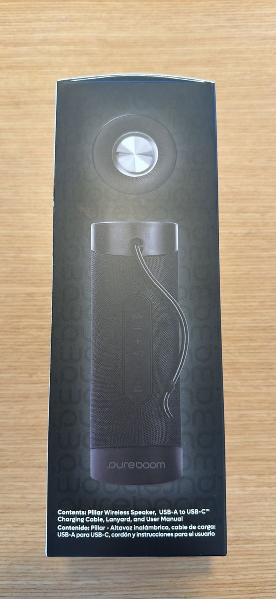 Pureboom Pillar Wireless Bluetooth Speaker - New, USB-C Charging, Portable