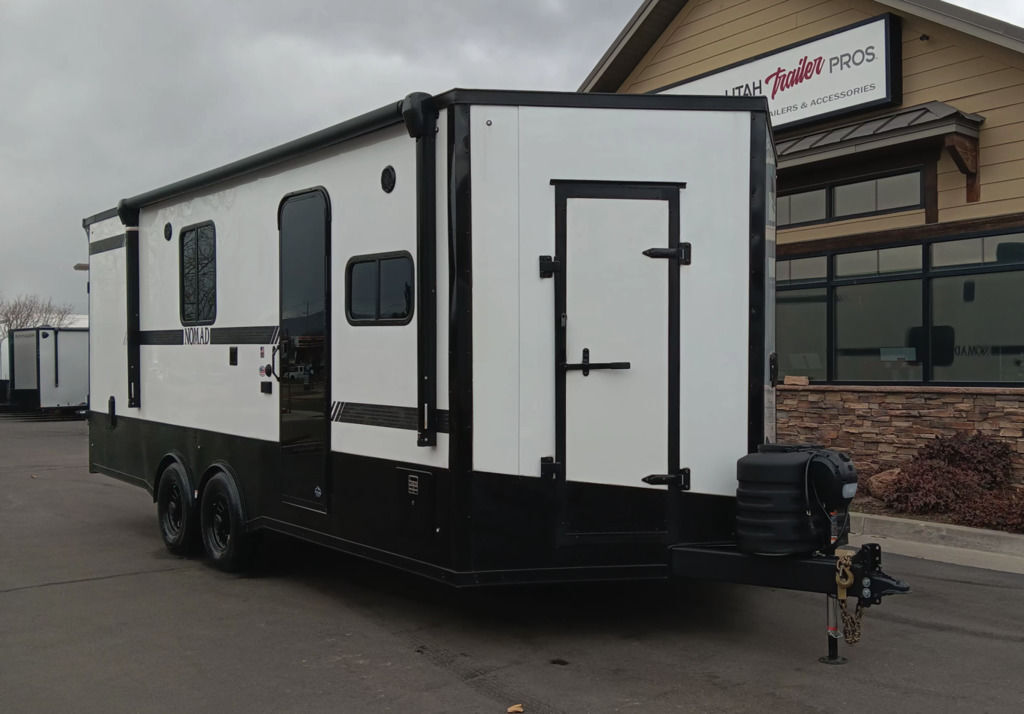 22FK 8.5x22 NOMAD Toy Hauler Travel Trailer Enclosed Cargo Stealth 2026