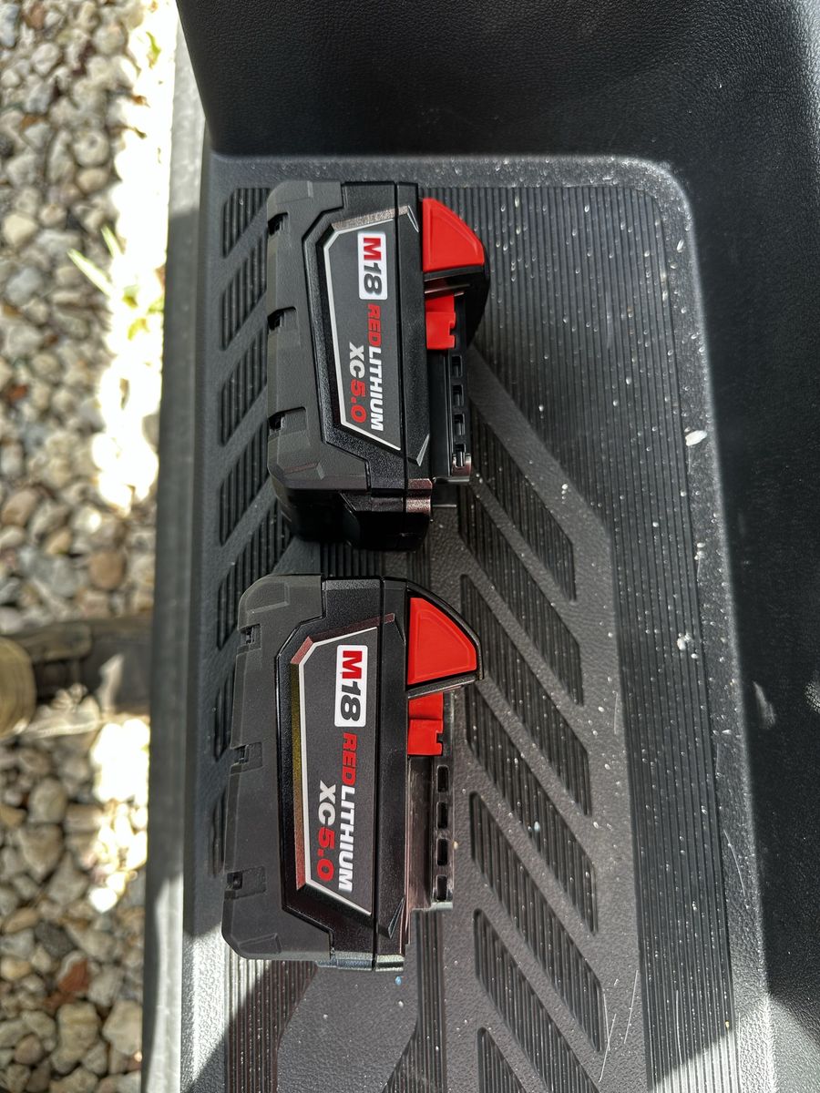 Milwaukee XC5.0 batteries