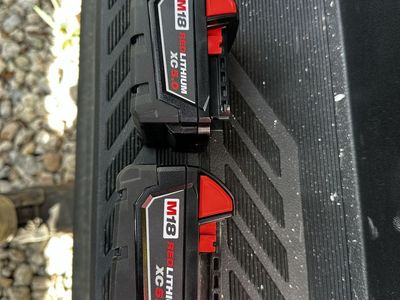 Milwaukee XC5.0 batteries