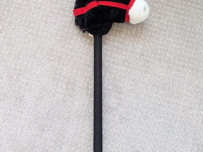 Black/White Stick Horse with sound