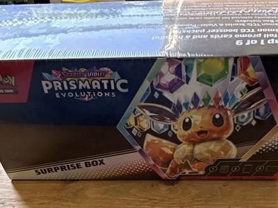 Pokémon TCG Scarlet & Violet Prismatic Evolutions Surprise Box Factory Sealed