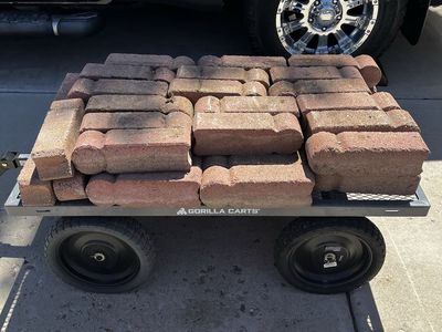 Free Red Landscape Edging Bricks Pavers Retaining Wall Blocks