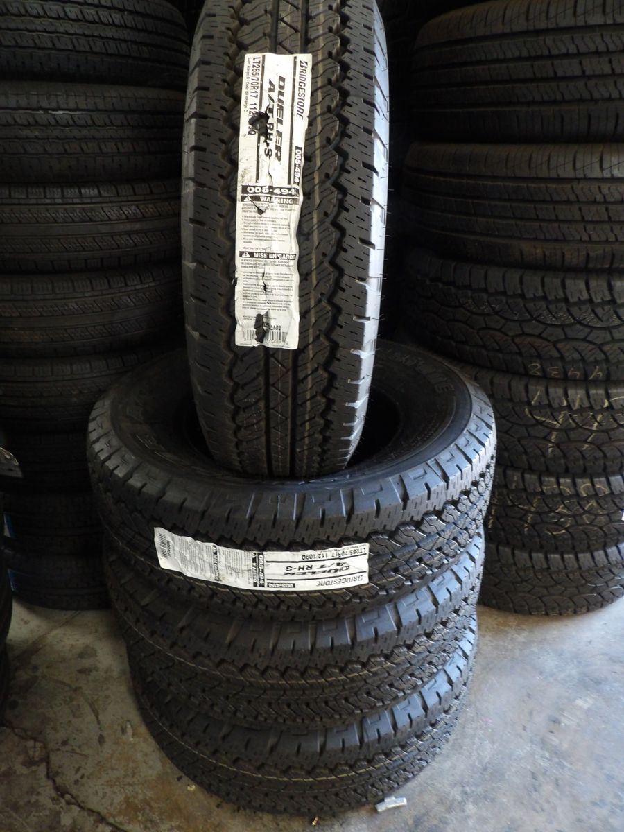 265/70R17 BRIDGESTONE DUELER A/T RH-S SET OF BRAND NEW TIRES
