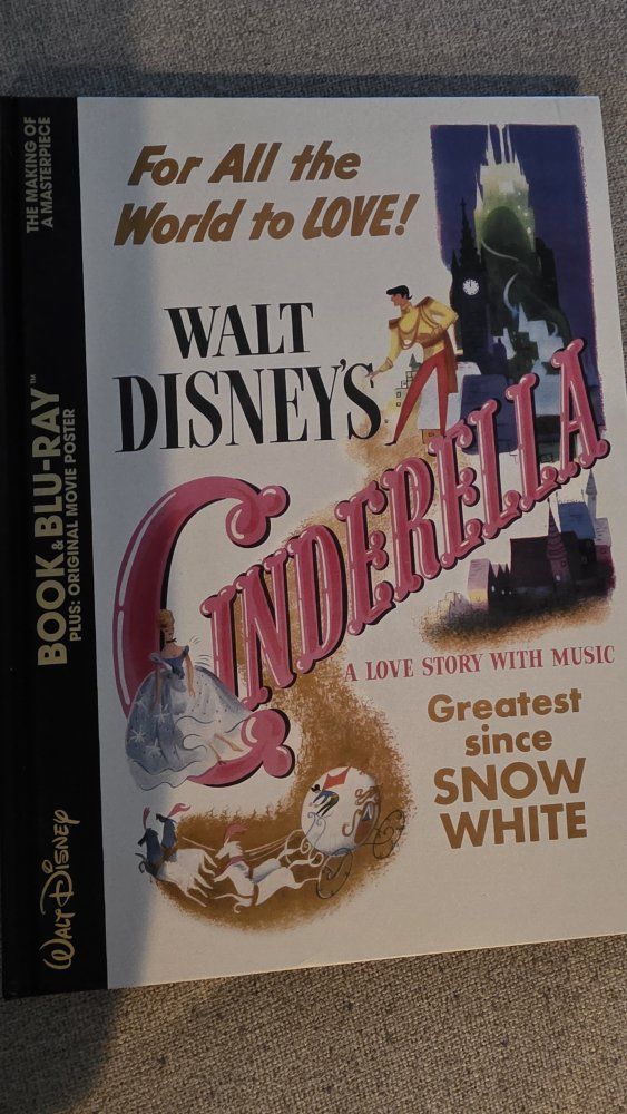 Walt Disney's Cinderella: The Making of a Masterpiece Book & Blu-ray Set
