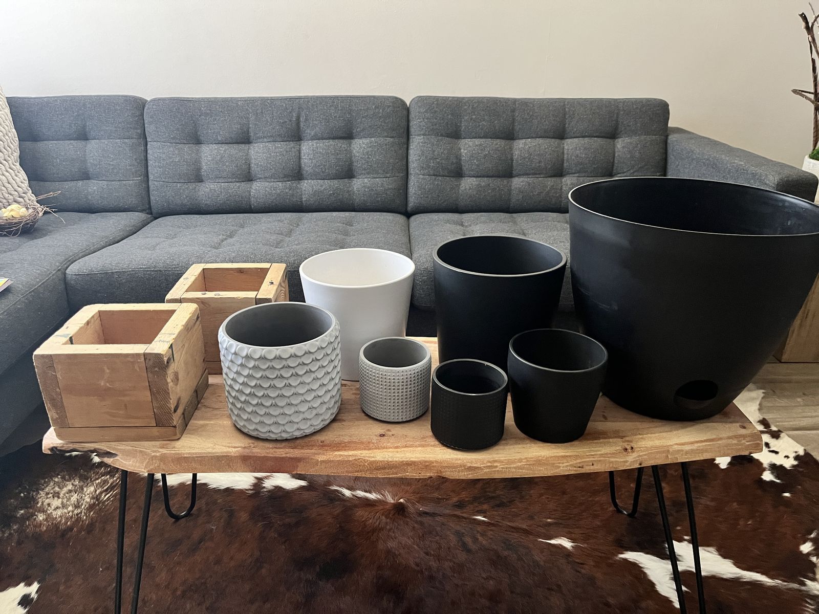 9 Planters for $30