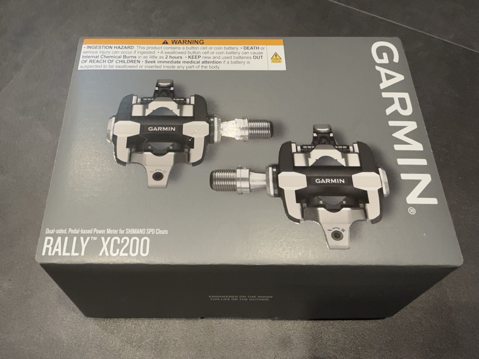 Garmin Rally xc200 power meter pedals