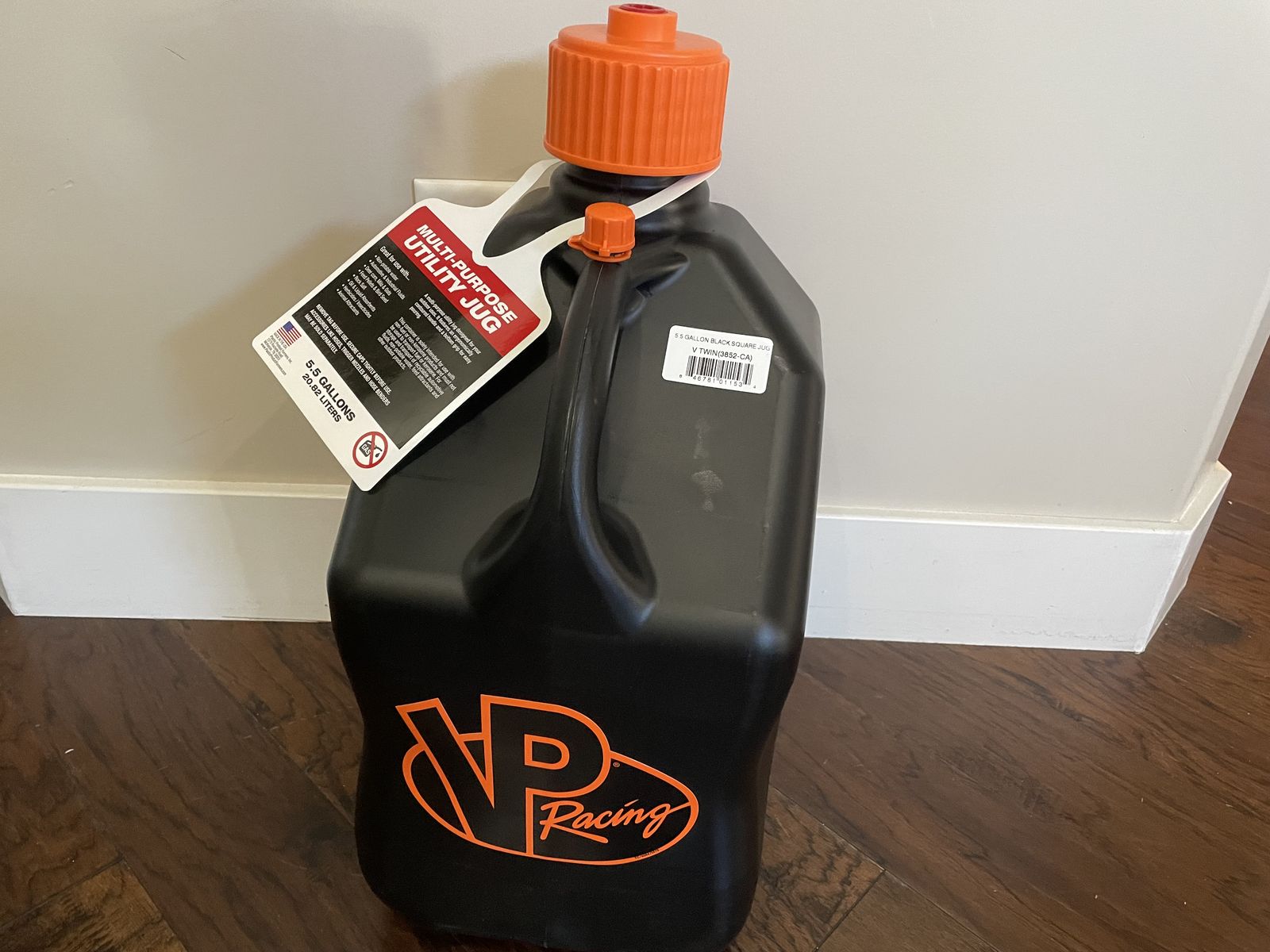VP Racing New 5.5 Gal Motorsport Racing Utility Container Jug,