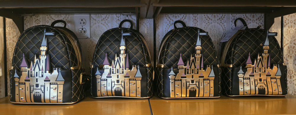 Loungefly Disney Sleeping Beauty Castle Quilted Mini Backpack