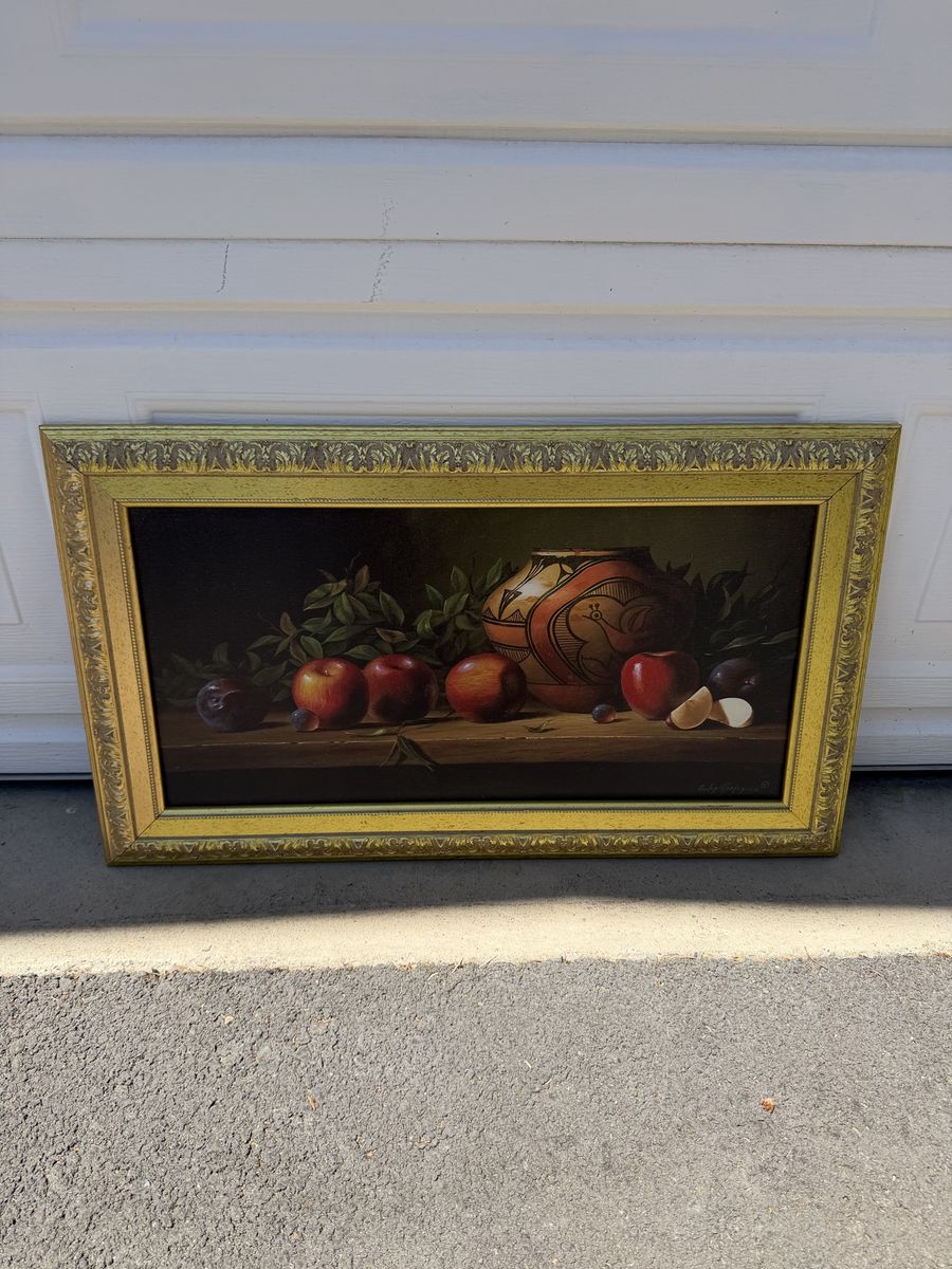 Carlos Reales Southwestern Still Life Giclée Canvas Framedy Art