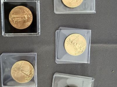 1 - 5 American Eagle Gold Coins