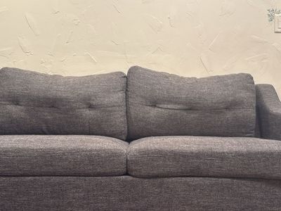 Grey modern century sofa