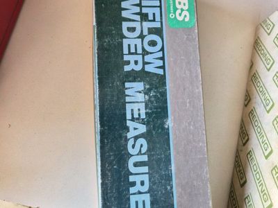 RCBS Uniflow Powder Measure Reloading Tool - Vintage Green Metal