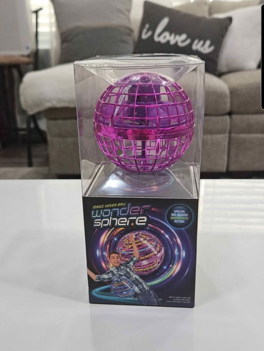 Wonder Sphere Magic Hover Ball - Purple STEM Certified Flying Toy New in Box