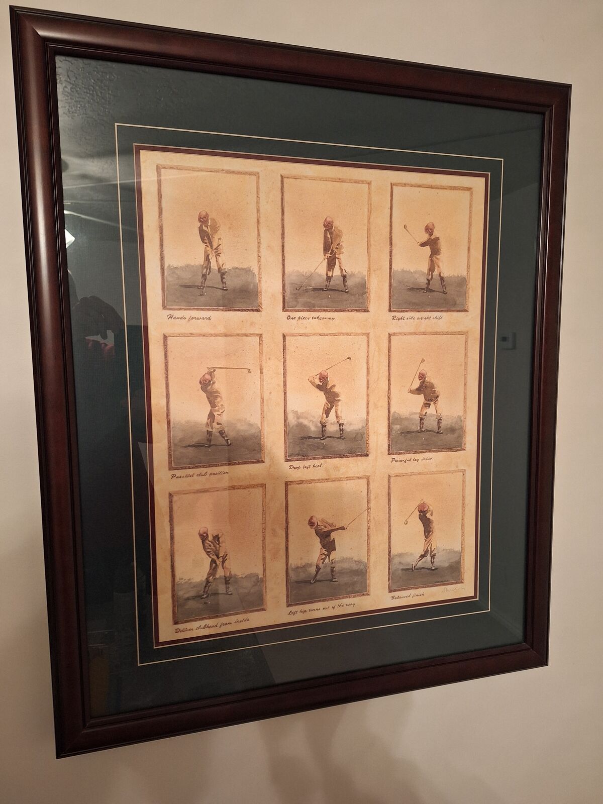 Vintage Golf Swing Picture
